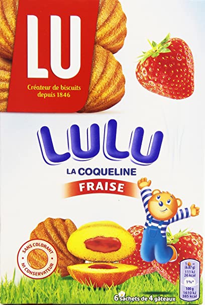 Lu Coqueline Fraise 165g